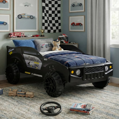 Zoomie Kids Germania Twin Car Bed & Reviews | Wayfair